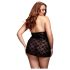 BACI Plus Size - Halterneck blonde-babydoll - svart (XL-XXL)