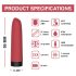Magic Motion Awaken - smart, oppladbar mini stavvibrator (rød)