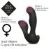 FEELZTOYS Black Jamba - trådløs, oppvarmet analvibrator (svart)