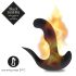 FEELZTOYS Black Jamba - trådløs, oppvarmet analvibrator (svart)
