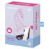 Satisfyer Traveler - bærbar klitorisstimulator (svart-hvit)