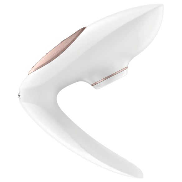 Satisfyer Pro 4 Par - trådløs luftbølgeparvibrator (hvit)