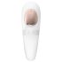 Satisfyer Pro 4 Par - trådløs luftbølgeparvibrator (hvit)
