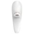Satisfyer Pro 4 Par - trådløs luftbølgeparvibrator (hvit)