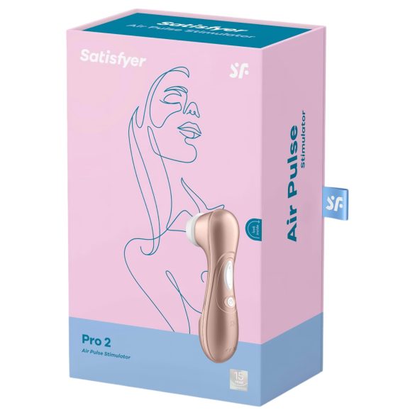 Satisfyer Pro 2 Gen2 - Oppladbar Klitorisstimulator (brun)