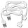 Satisfyer - magnetisk USB-ladekabel - 2 stk (hvit)