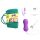 FEELZTOYS Twisty - roterende vibrerende egg (lilla)