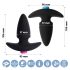 FEELZTOYS Funkybutts – Oppladbar Trådløs Analdildo Sett (Svart)
