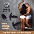 FEELZTOYS Funkybutts – Oppladbar Trådløs Analdildo Sett (Svart)