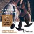 FEELZTOYS Funkybutts – Oppladbar Trådløs Analdildo Sett (Svart)