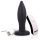 Screaming Plug - oppladbar, trådløs analvibrator (svart)