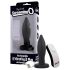 Screaming Plug - oppladbar, trådløs analvibrator (svart)