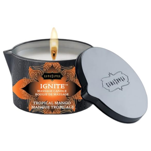 Kama Sutra - Vegansk Massasjelys - Søt Mango (170g)