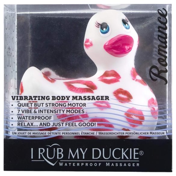 My Duckie Romance 2.0 - vanntett klitorisvibrator (hvit-rosa)