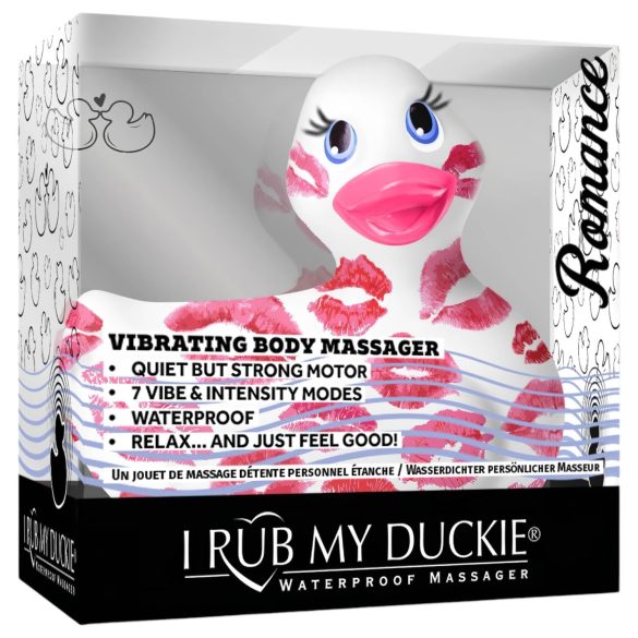 My Duckie Romance 2.0 - vanntett klitorisvibrator (hvit-rosa)