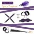 RS Soiree Kinky Me Softly - BDSM bondage sett - lilla (7 deler)