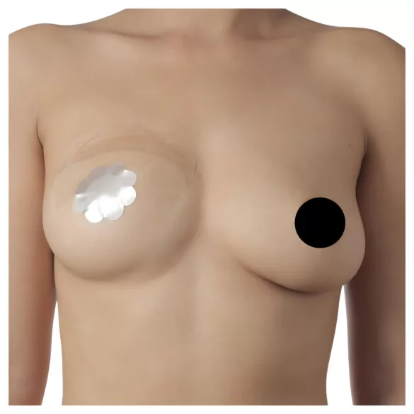 Bye Bra D-F - usynlig brystløft-tape - rosa (6 stk)