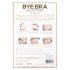 Bye Bra D-F - usynlig brystløft-tape - rosa (6 stk)