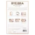 Bye Bra D-F - usynlig brystløft-tape - rosa (6 stk)