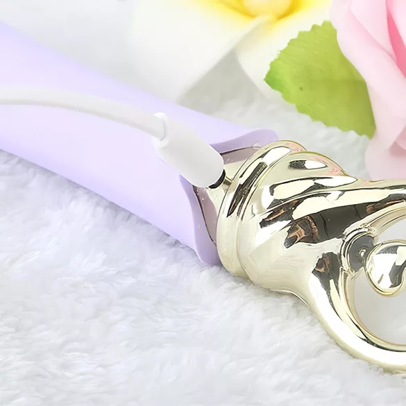 ZALO Confidence - oppladbar luksusmassasje-vibrator (lilla)