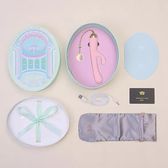 ZALO Ichigo Rabbit - app-styrt luksusvibrator (rosa)