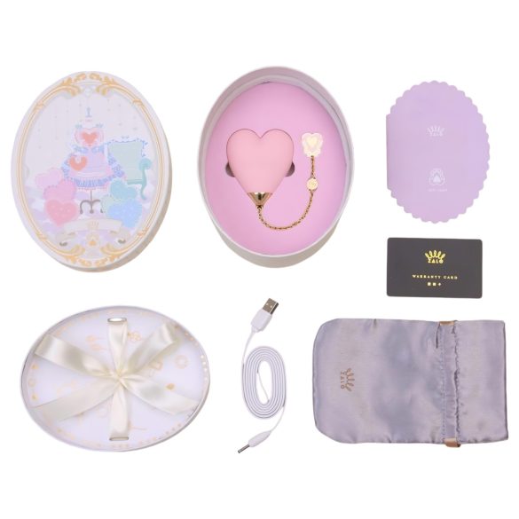 ZALO Baby Heart - smart, vanntett klitorisstimulator (fiolett)