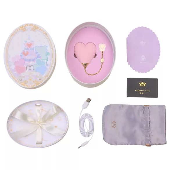 ZALO Baby Heart - app-styrt klitorisvibrator (lilla)