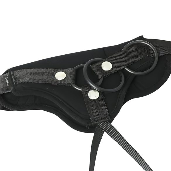 Sportsheets Plus Size - justerbar truse for påspenningsprodukter (svart)