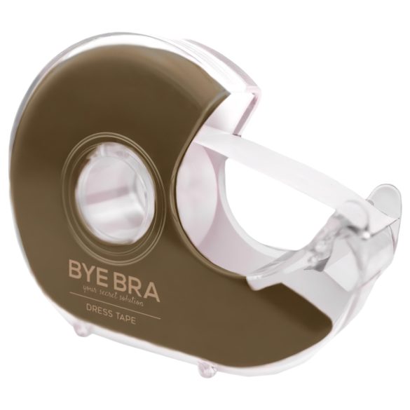 Bye Bra - Dobbeltsidig tape med dispenser (gjennomsiktig)