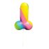 Regnbue Slikkelapp - Fruktig Penis Lollipop (85g)