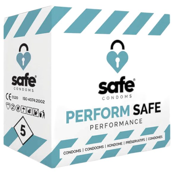 SAFE Perform Safe - store kondomer (5 stk)