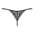 Obsessive Intensa - stroppet blonde tanga (svart) - L/XL