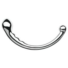 Le Wand - tosidig sexleketøy i rustfritt stål (sølv)