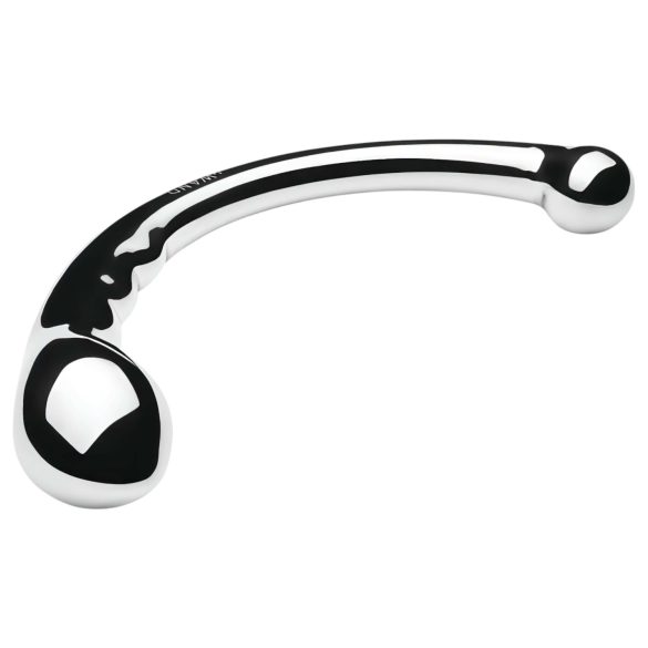 Le Wand - tosidig sexleketøy i rustfritt stål (sølv)