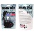 FEELZTOYS Bunny Tails - metall analplugg med kaninhale (sølv-svart)