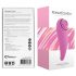 FEELZTOYS Femmegasm - Oppladbar 2i1 klitorisvibrator (rosa)