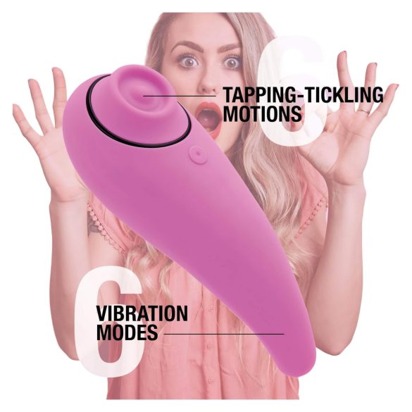 FEELZTOYS Femmegasm - Oppladbar 2i1 klitorisvibrator (rosa)