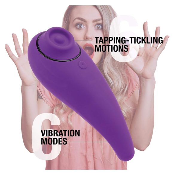 FEELZTOYS Femmegasm - oppladbar 2-i-1 klitorisvibrator (lilla)