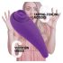 FEELZTOYS Femmegasm - oppladbar 2-i-1 klitorisvibrator (lilla)