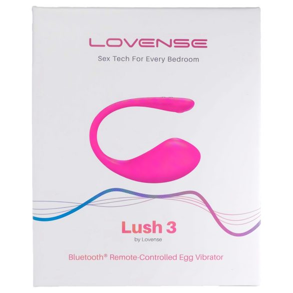 LOVENSE Lush 3 - smart vibratoregg (rosa)