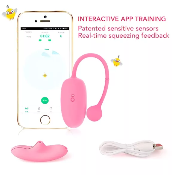 Magic Motion Kegel Coach - vibrerende geishakule (rosa)
