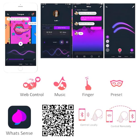 Magic Motion Sundae - smart vibrerende egg (rød)