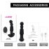 Aixiasia Abake - roterende analvibrator (svart)