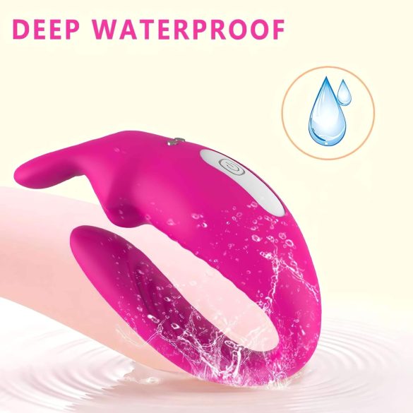 Aixiasia Hera - trådløs parvibrator med oppladning (rosa)