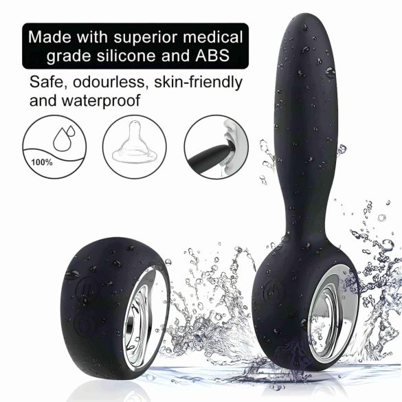 Aixiasia Dylon-Remote - trådløs, oppladbar analvibrator (svart)