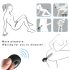 Aixiasia Dylon-Remote - trådløs, oppladbar analvibrator (svart)