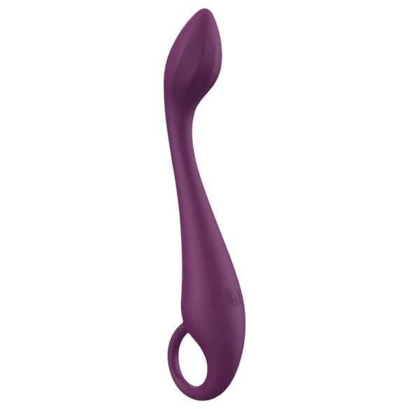Aixiasia Lotty - oppladbar og vanntett G-punkt vibrator (lilla)