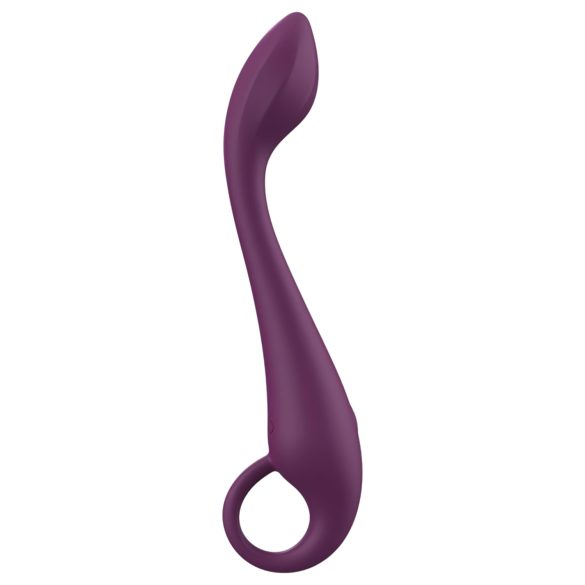 Aixiasia Lotty - oppladbar og vanntett G-punkt vibrator (lilla)
