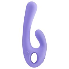   Nomi Tang Flex Bi - oppladbar vibrator med klitorisstimulator (lilla)