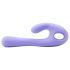 Nomi Tang Flex Bi - oppladbar vibrator med klitorisstimulator (lilla)